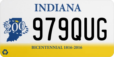 IN license plate 979QUG
