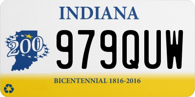 IN license plate 979QUW