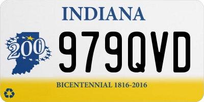 IN license plate 979QVD