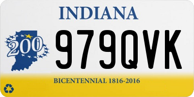 IN license plate 979QVK