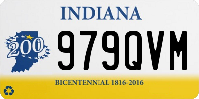 IN license plate 979QVM