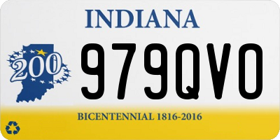 IN license plate 979QVO