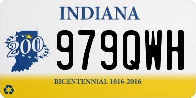 IN license plate 979QWH