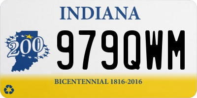 IN license plate 979QWM