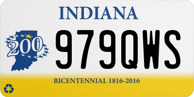 IN license plate 979QWS
