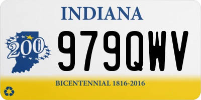 IN license plate 979QWV