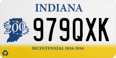 IN license plate 979QXK