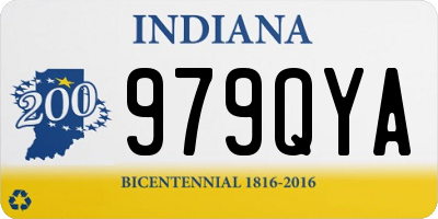 IN license plate 979QYA