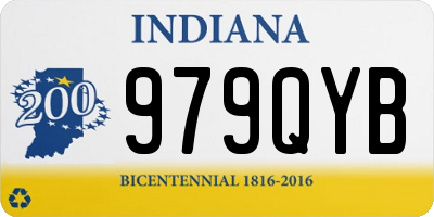 IN license plate 979QYB