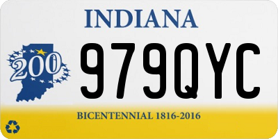 IN license plate 979QYC