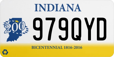 IN license plate 979QYD