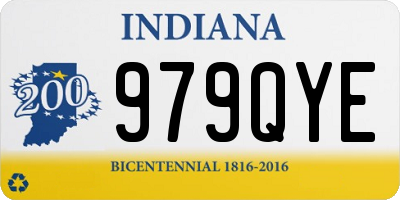 IN license plate 979QYE