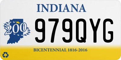 IN license plate 979QYG
