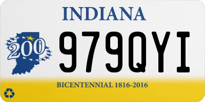 IN license plate 979QYI