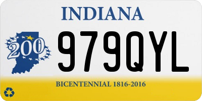 IN license plate 979QYL