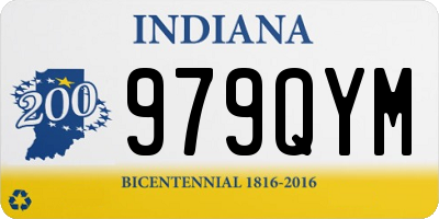 IN license plate 979QYM
