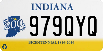 IN license plate 979QYQ