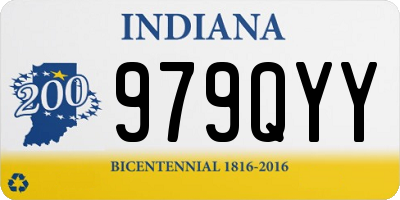 IN license plate 979QYY