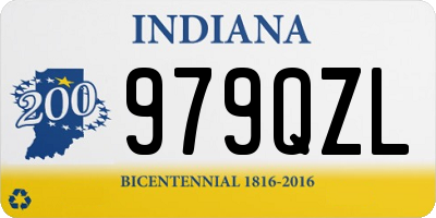 IN license plate 979QZL