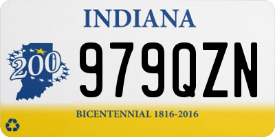 IN license plate 979QZN
