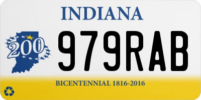 IN license plate 979RAB
