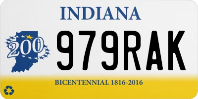 IN license plate 979RAK