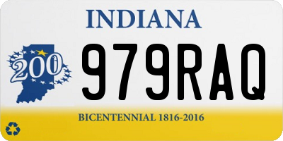 IN license plate 979RAQ