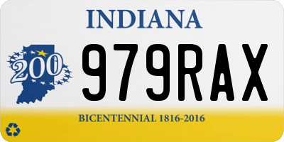 IN license plate 979RAX