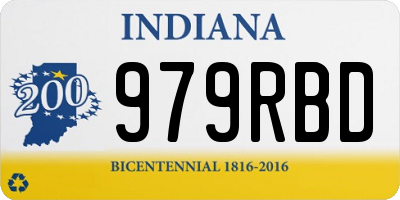 IN license plate 979RBD