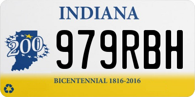 IN license plate 979RBH