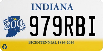 IN license plate 979RBI