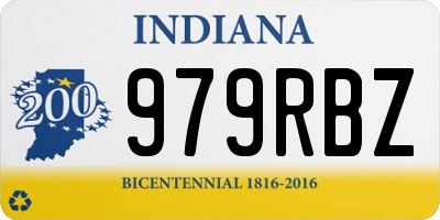 IN license plate 979RBZ