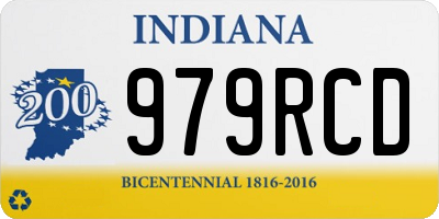 IN license plate 979RCD