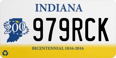 IN license plate 979RCK