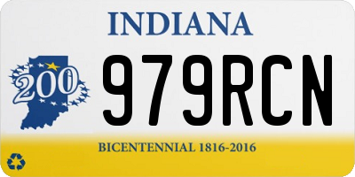 IN license plate 979RCN