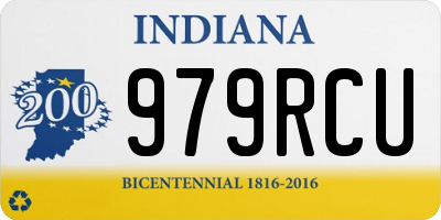 IN license plate 979RCU