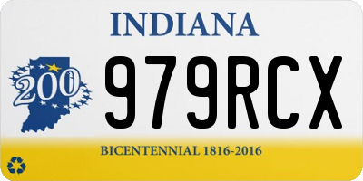 IN license plate 979RCX