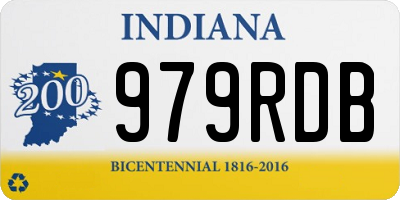 IN license plate 979RDB