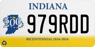 IN license plate 979RDD
