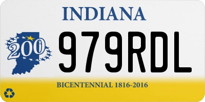 IN license plate 979RDL