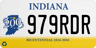 IN license plate 979RDR