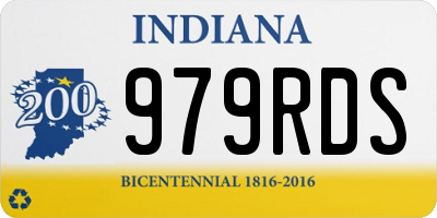 IN license plate 979RDS