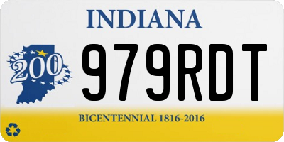 IN license plate 979RDT