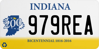IN license plate 979REA