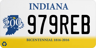 IN license plate 979REB