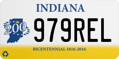 IN license plate 979REL