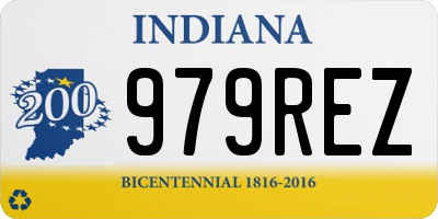 IN license plate 979REZ