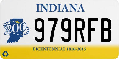 IN license plate 979RFB