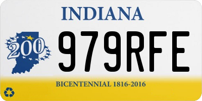 IN license plate 979RFE