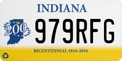 IN license plate 979RFG